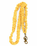 Yellow Floral Scrunchie Lanyard